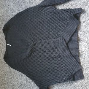 FREE PEOPLE knit poncho sweater